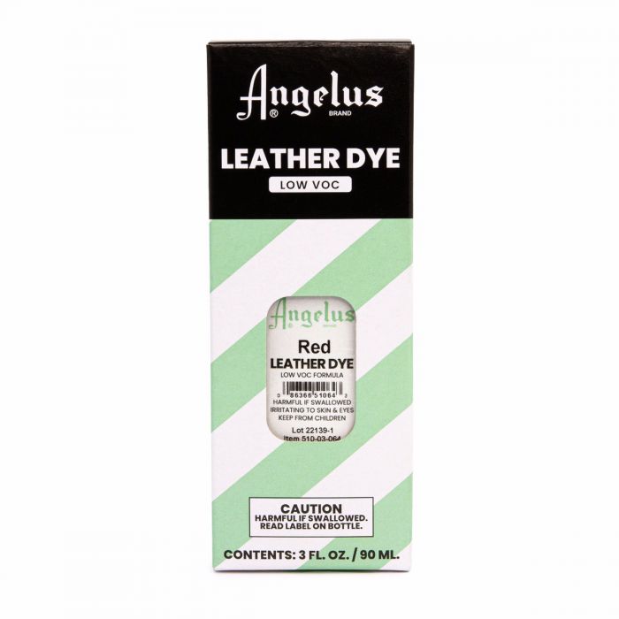 Angelus Red Low VOC Leather Dye 88ml