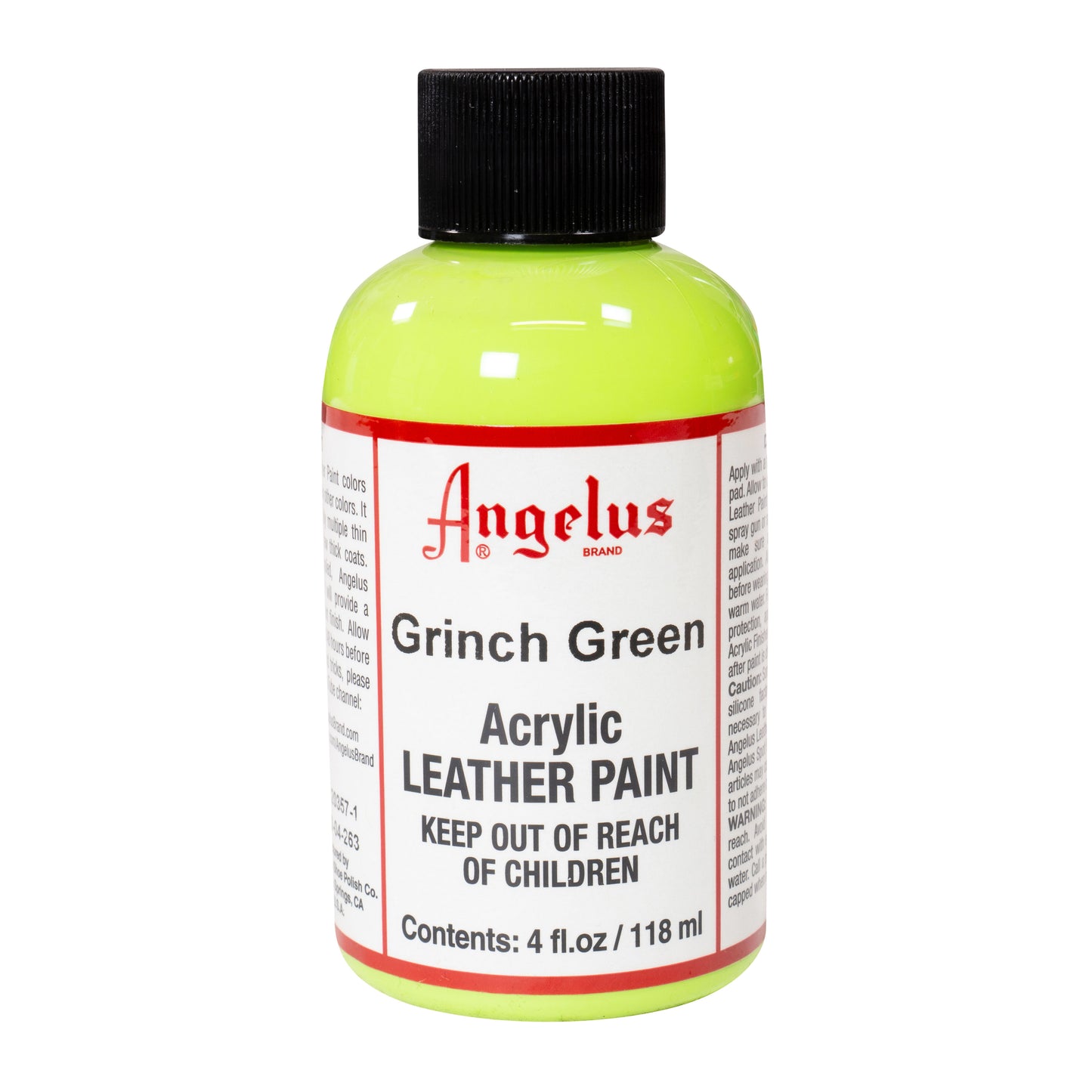 Peinture cuir Angelus Vert Grinch