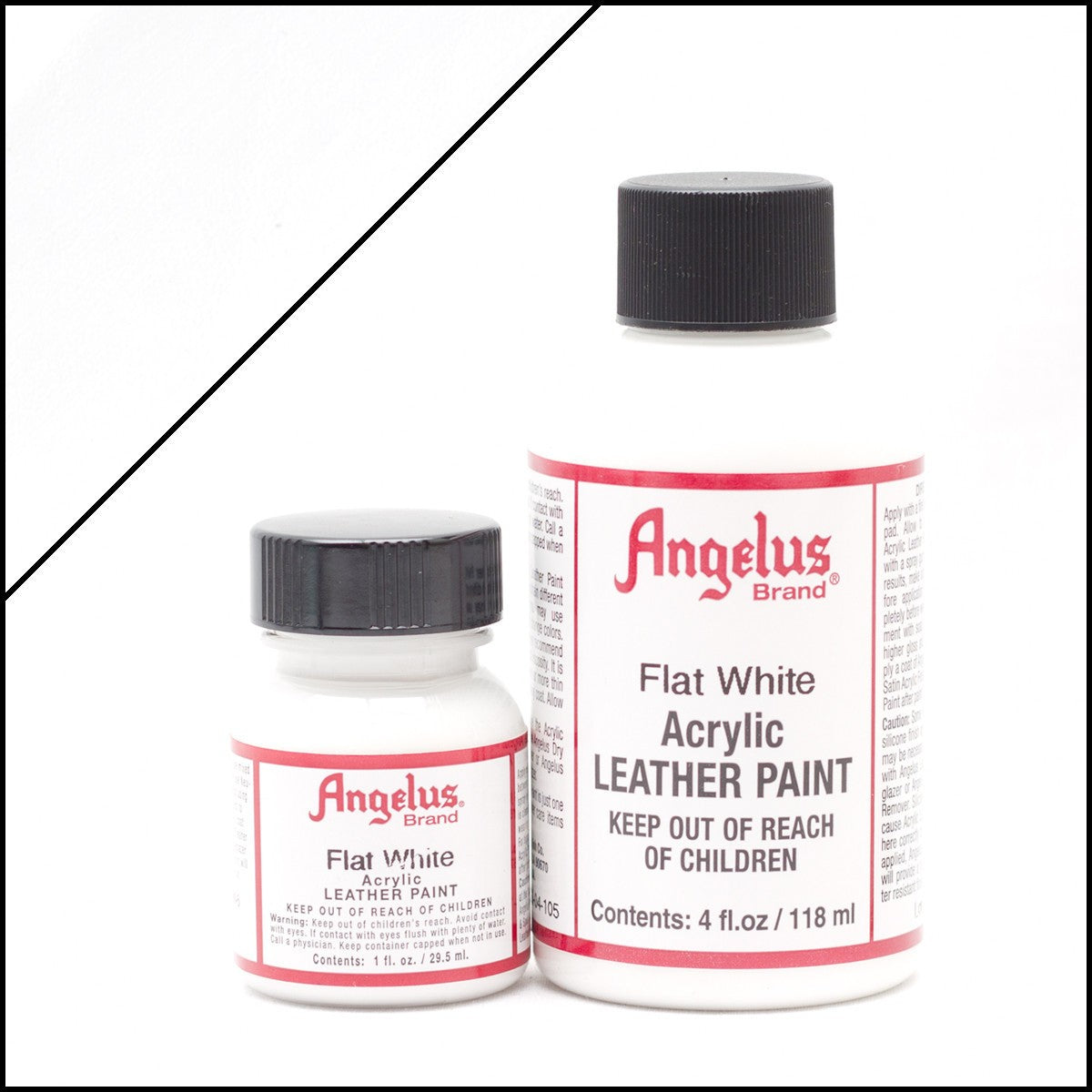 Acheter la peinture pour cuir Angelus blanc mat chez Angelus Brand !