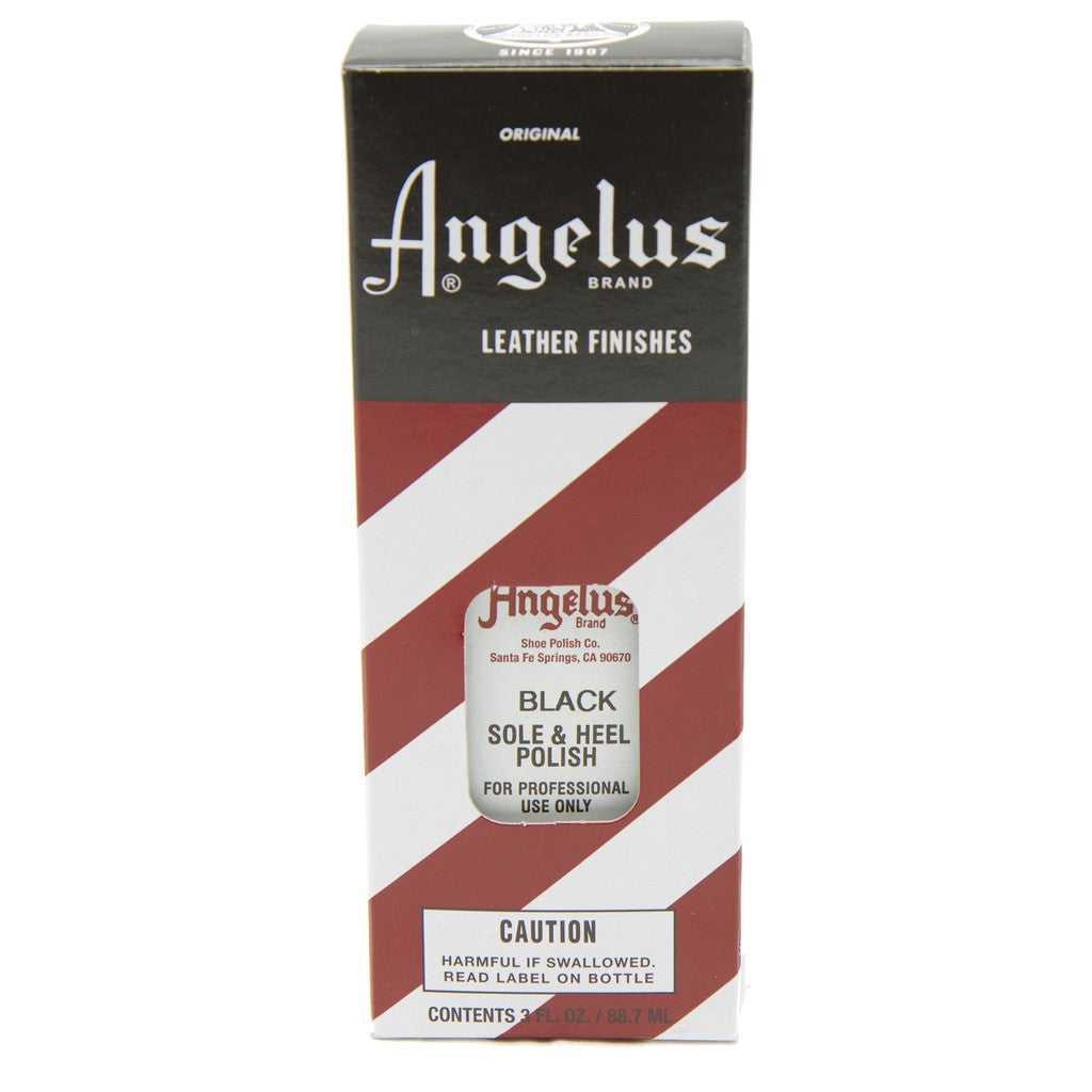 Vernis pour Talons et Semelles Angelus Noir