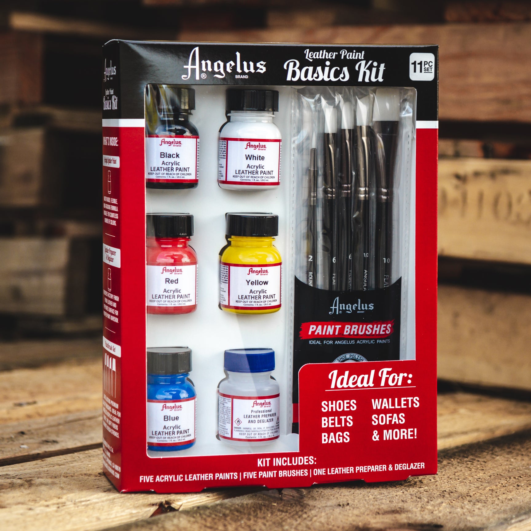 Angelus Pearlescent - Peinture acrylique pour cuir - 29,5 ml - or rose Pas Cher La Réunion | Bureau Vallée