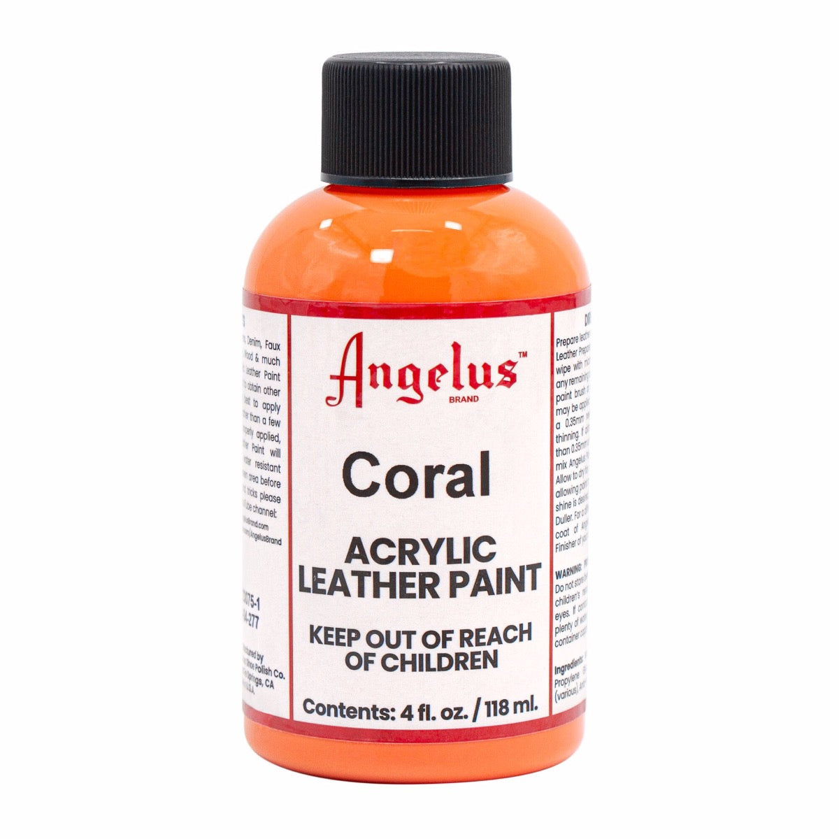 Peinture cuir Angelus Coral