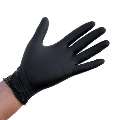 Gants jetables Angelus en nitrile, noir, 6 mil, 100 gants