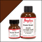 Peinture cuir Angelus Brun Chapeau melon