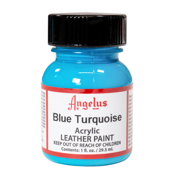 Peinture cuir Angelus Bleu turquoise