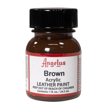 Peinture cuir Angelus Brun