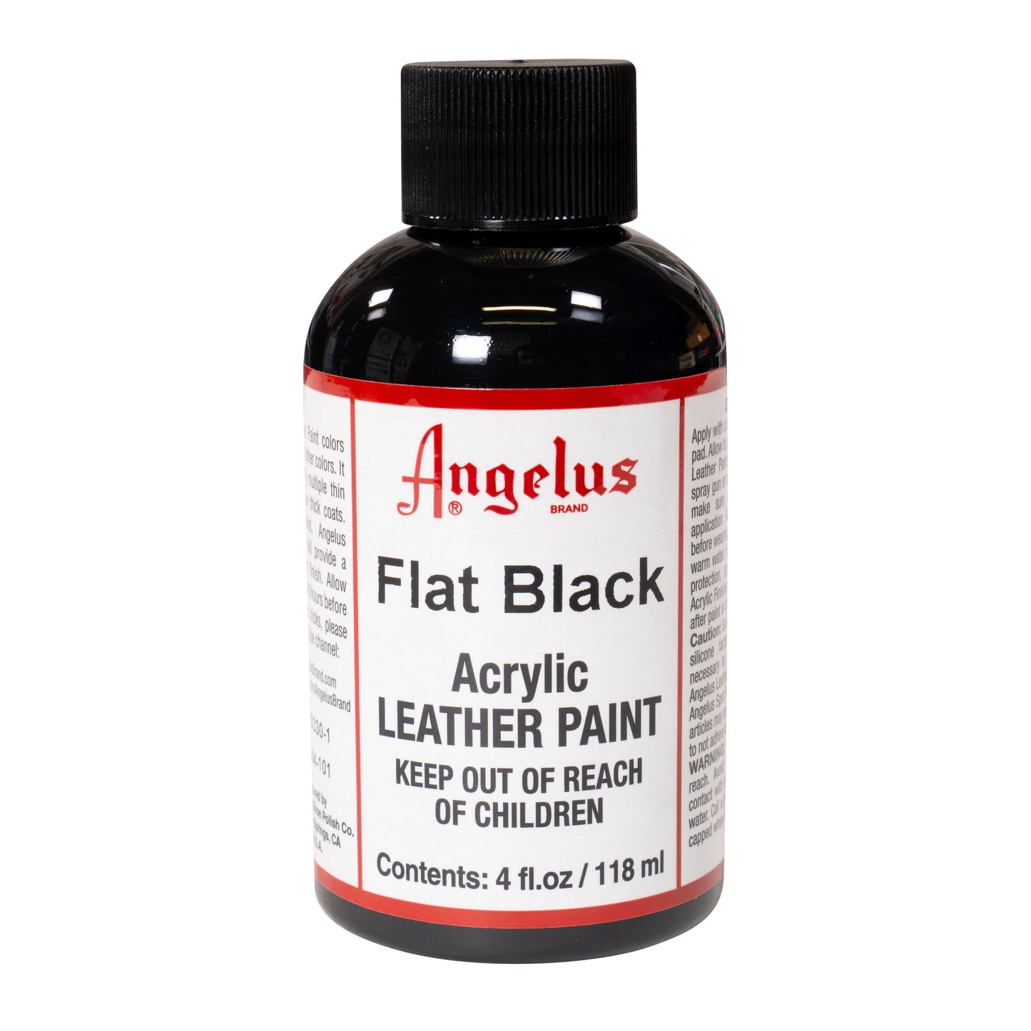 Peinture pour cuir Angelus noir mat