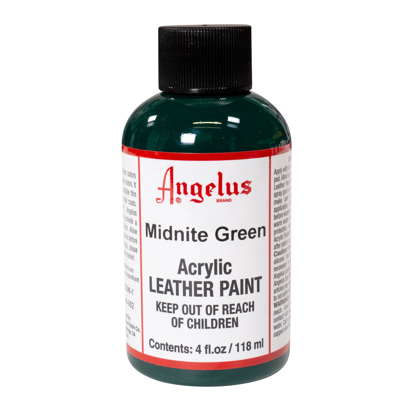 Peinture cuir Angelus Vert Minuit