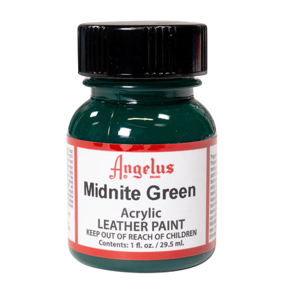 Peinture cuir Angelus Vert Minuit