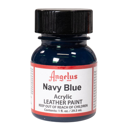 Peinture cuir Angelus Bleu marine