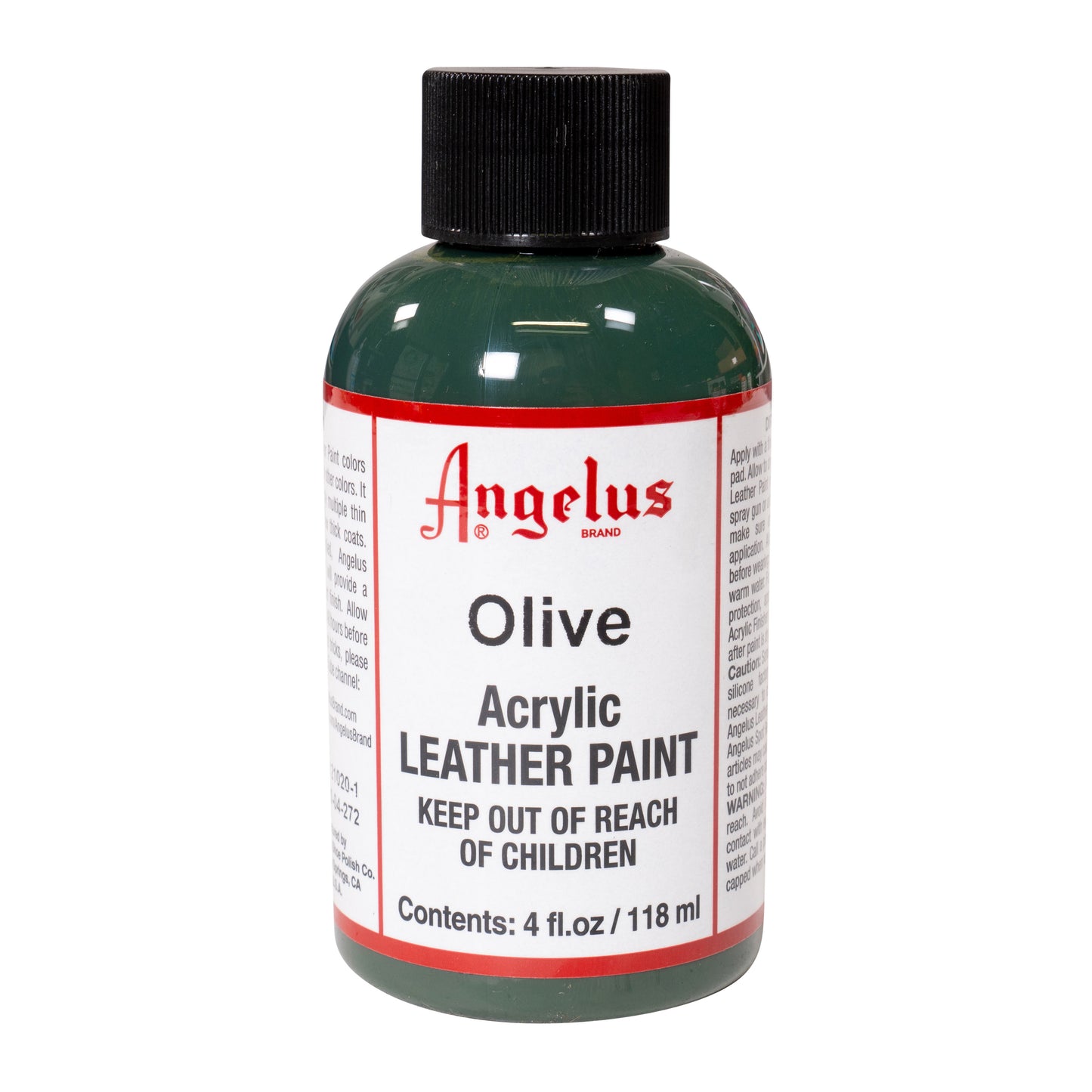 Peinture cuir Angelus Vert Olive