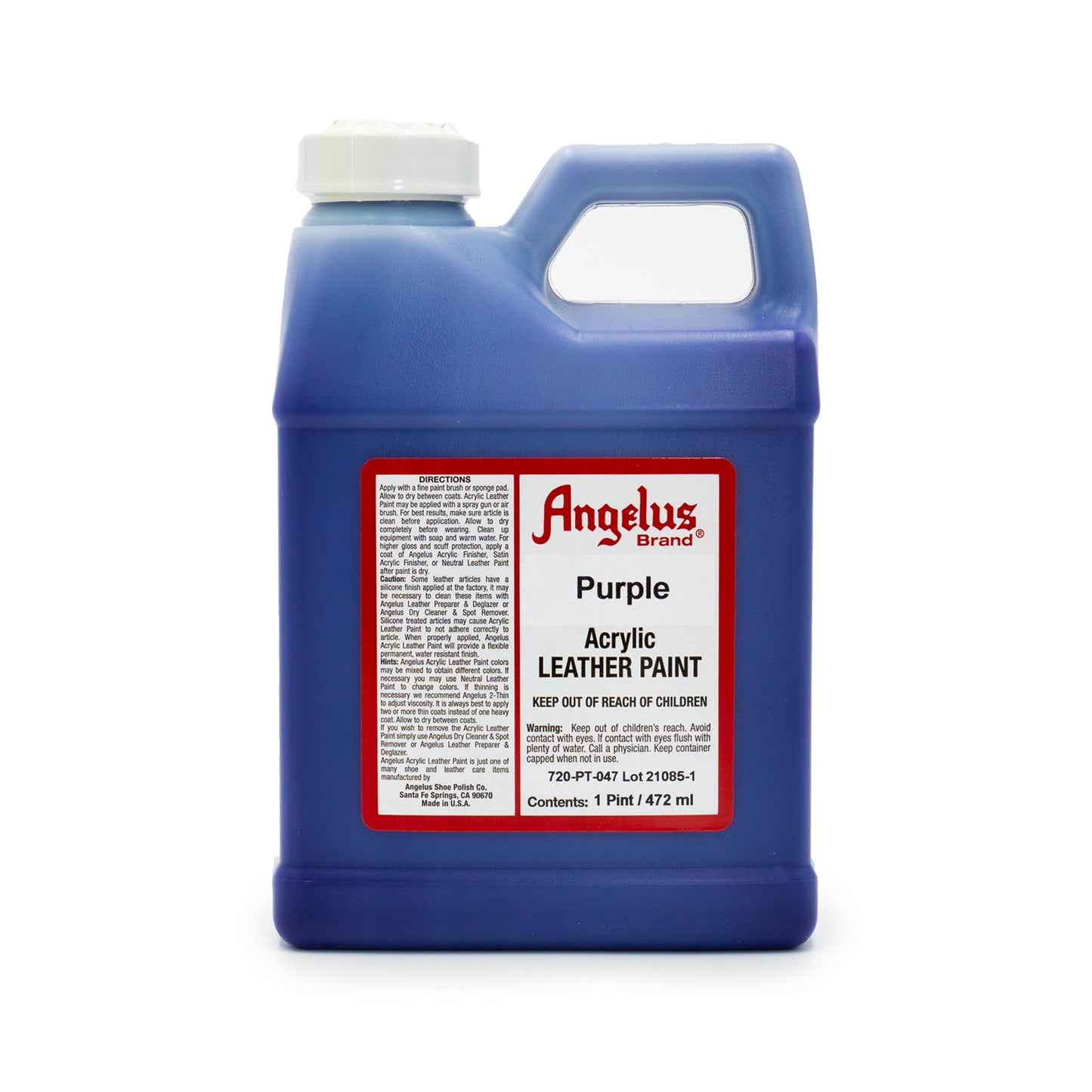 Peinture cuir Angelus Violet