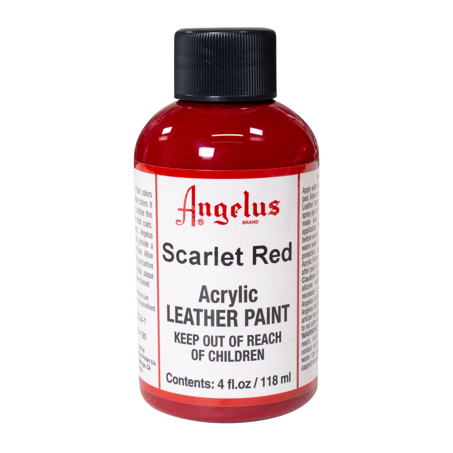 Peinture cuir Angelus Rouge écarlate
