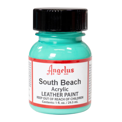 Peinture cuir Angelus Plage du Sud