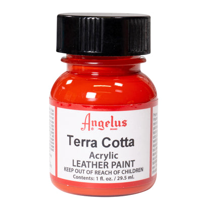 Peinture cuir Angelus Rouge terracotta