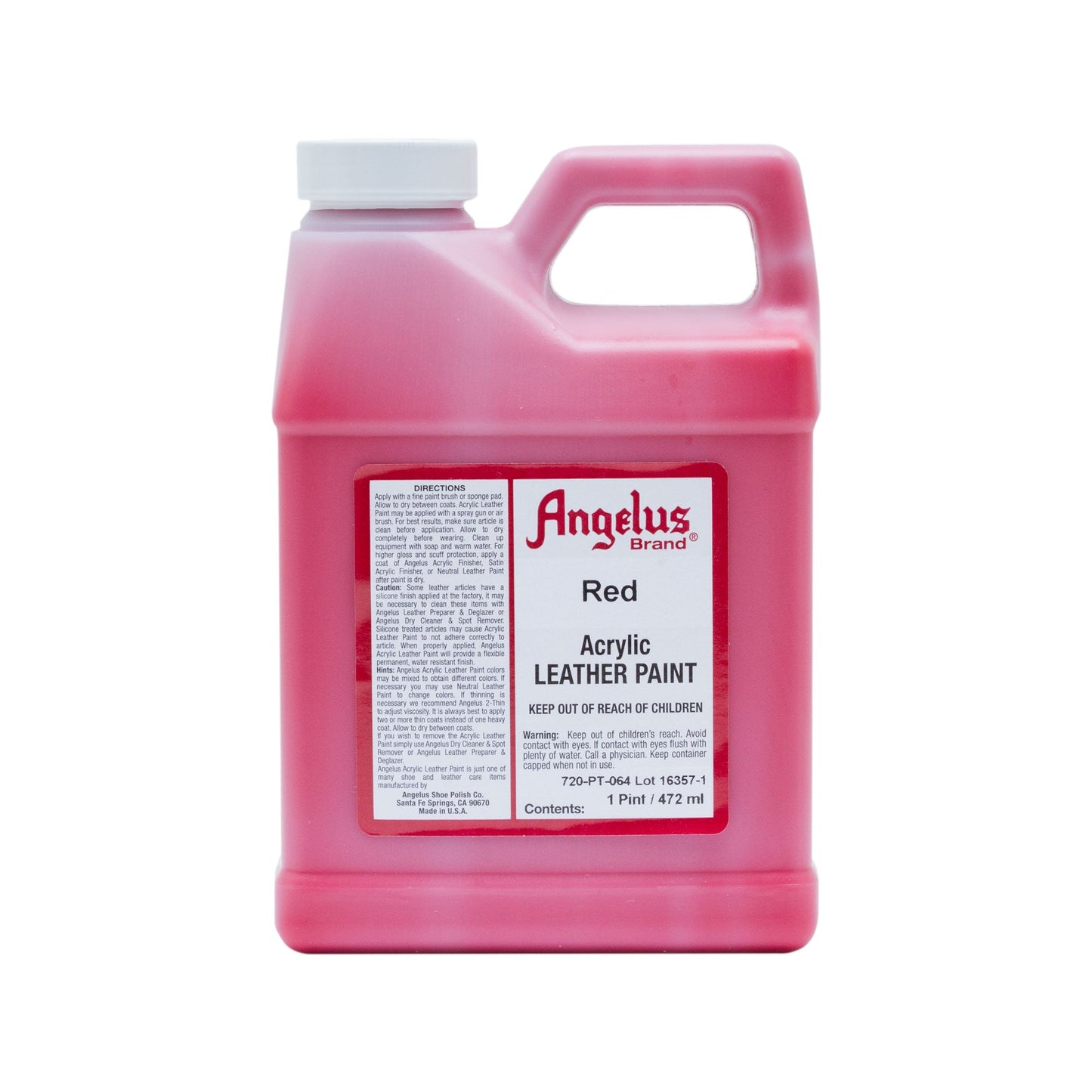 Peinture cuir Angelus Rouge