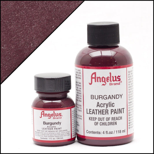 Peinture cuir Angelus Rouge bordeaux
