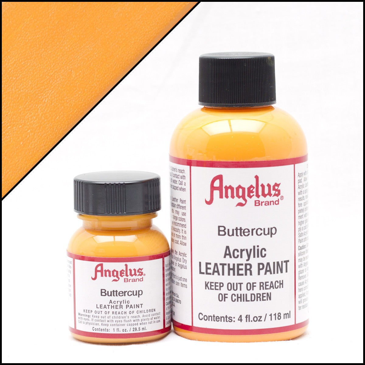 Peinture cuir Angelus Bouton d'Or