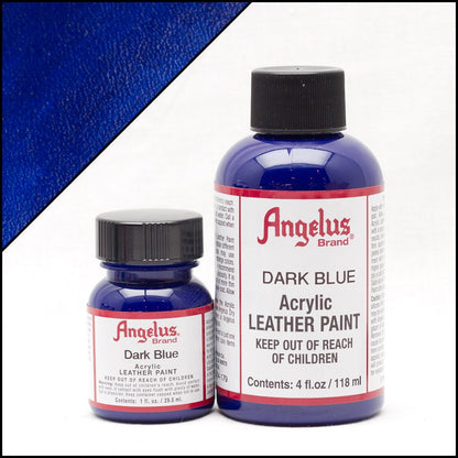 Peinture cuir Angelus Bleu foncé