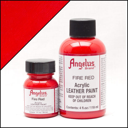 Peinture cuir Angelus Rouge feu