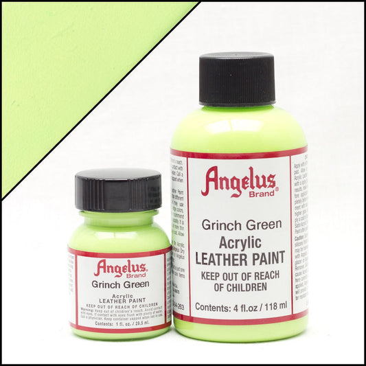 Peinture cuir Angelus Vert Grinch