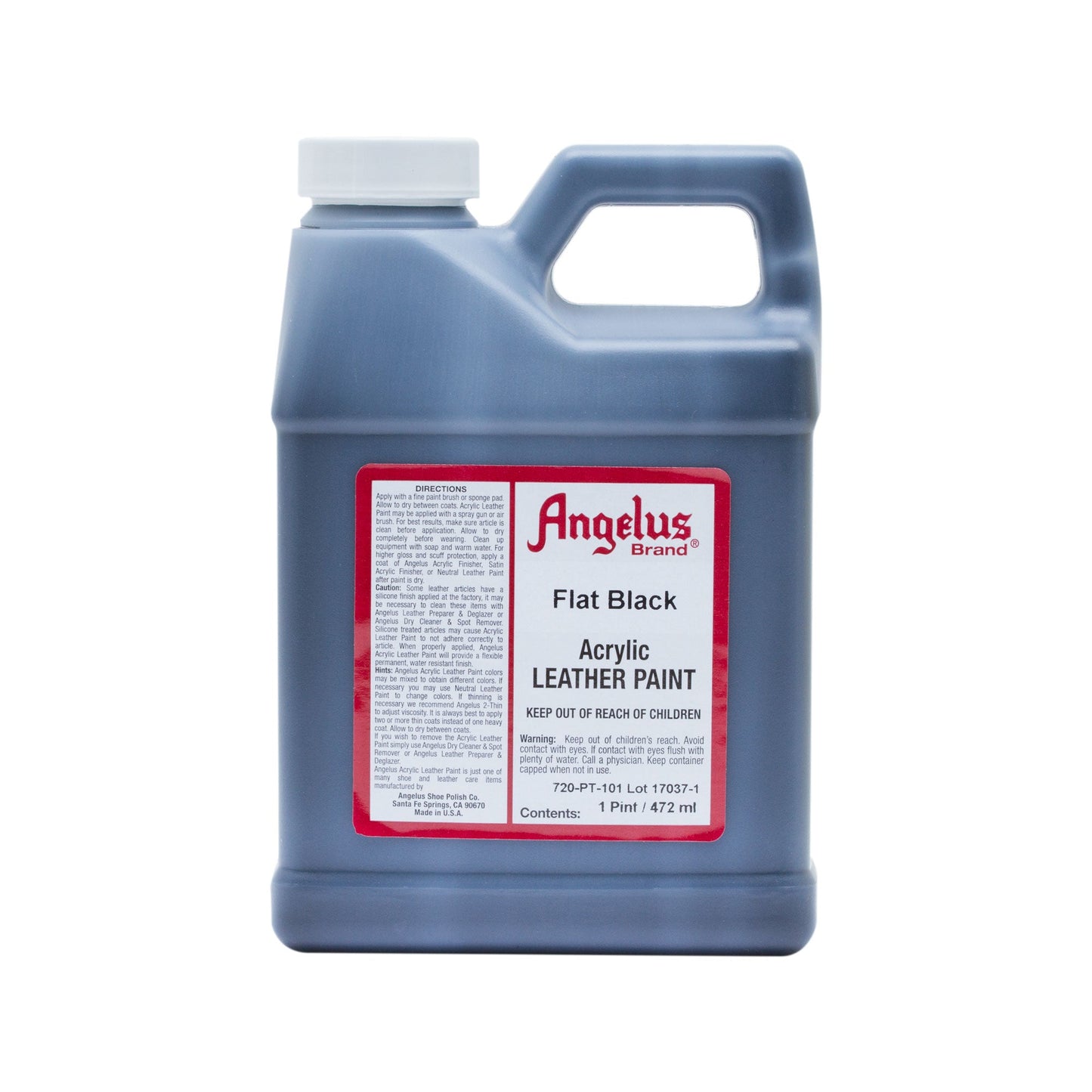 Peinture pour cuir Angelus noir mat