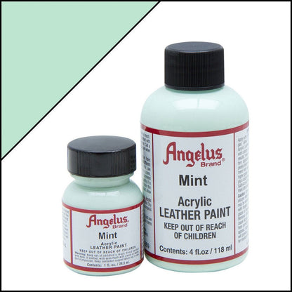 Peinture cuir Angelus Menthe