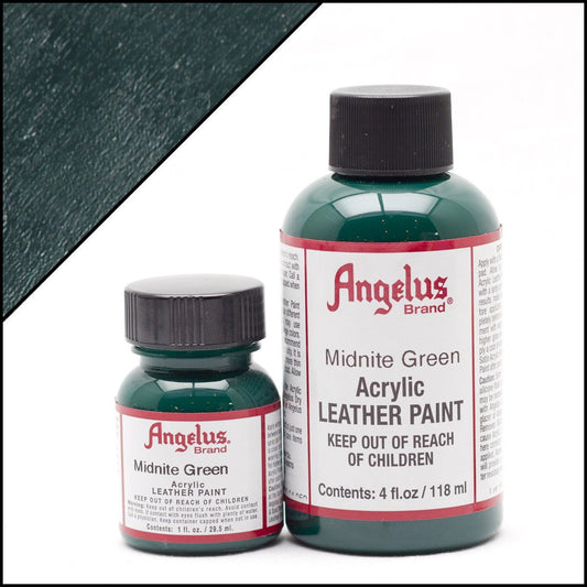 Peinture cuir Angelus Vert Minuit