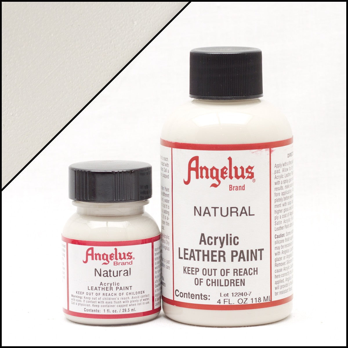 Peinture cuir Angelus Naturel