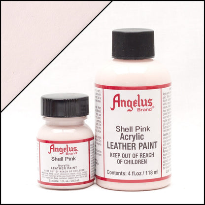 Peinture cuir Angelus Rose Coquillage