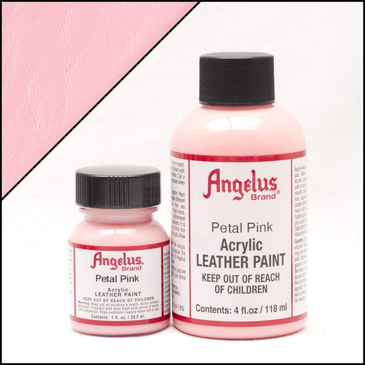 Peinture cuir Angelus Rose Pétale