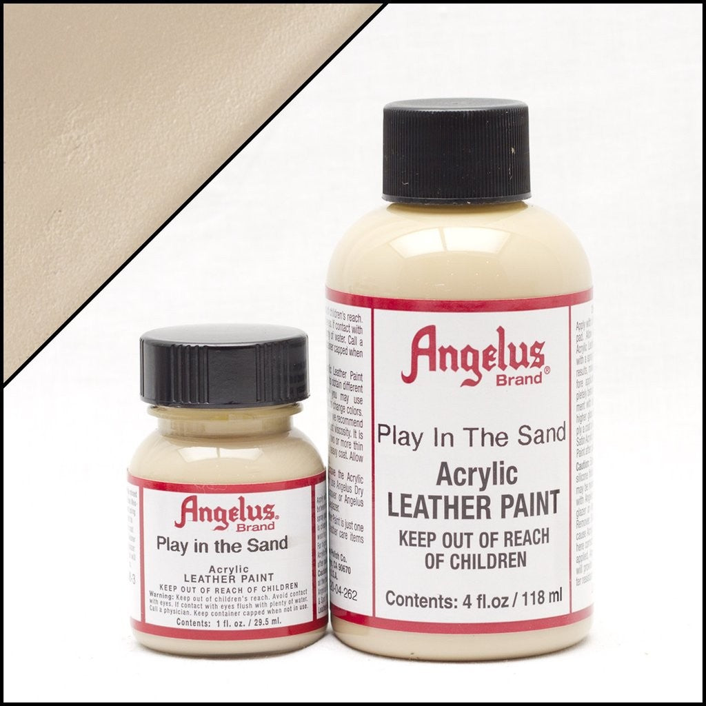 Peinture cuir Angelus Jeu dans le Sable