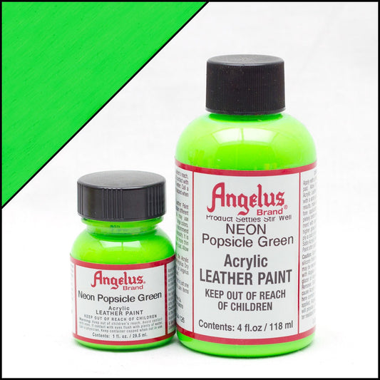 Peinture cuir Angelus Vert Posicle