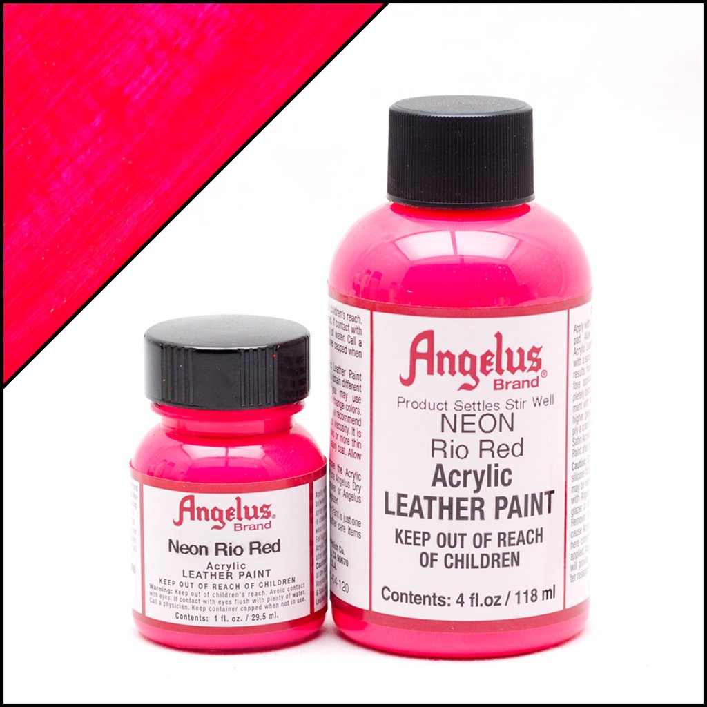 Peinture cuir Angelus Rouge Rio