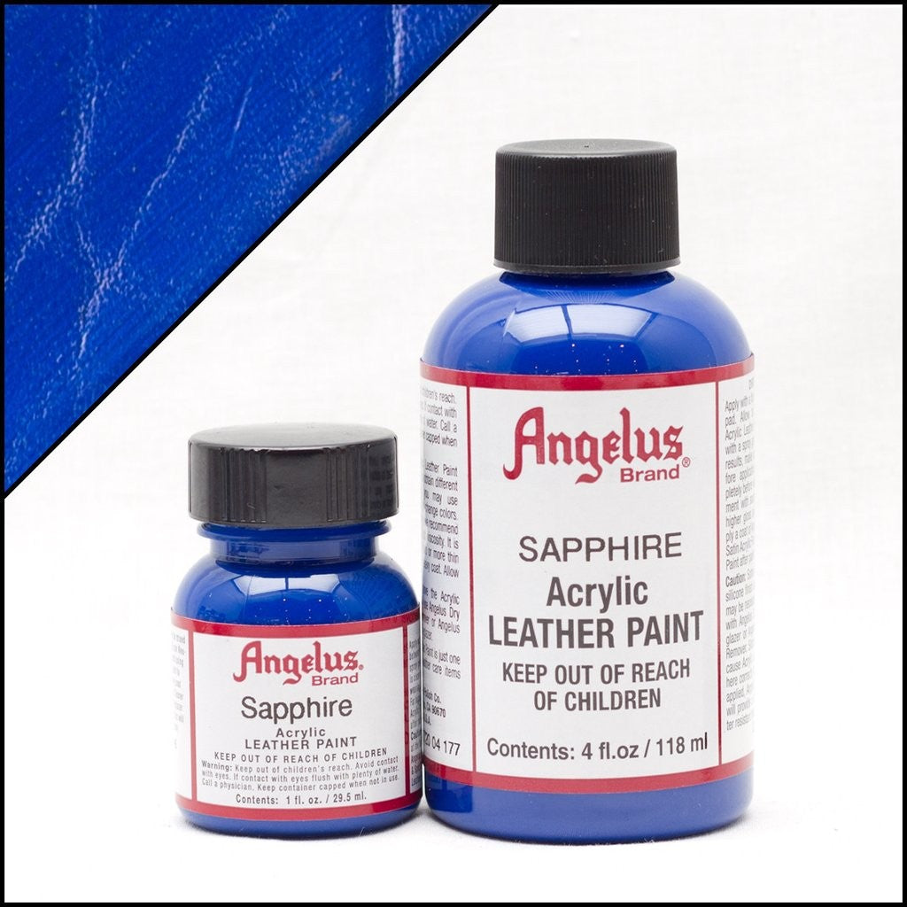 Peinture cuir Angelus Saphir