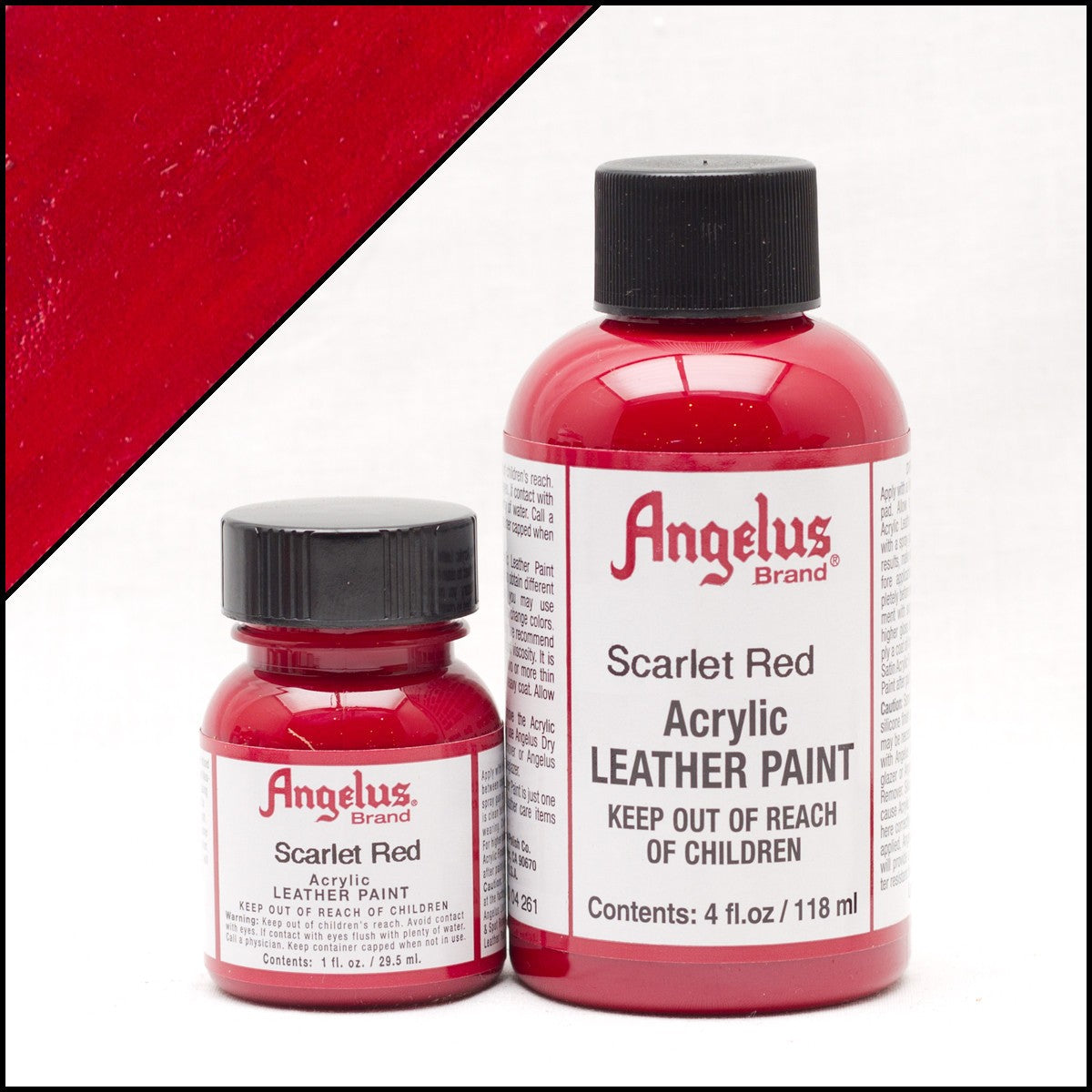 Peinture cuir Angelus Rouge écarlate