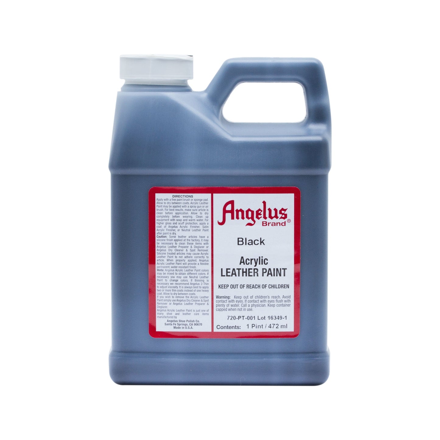Peinture pour cuir Angelus noir 
