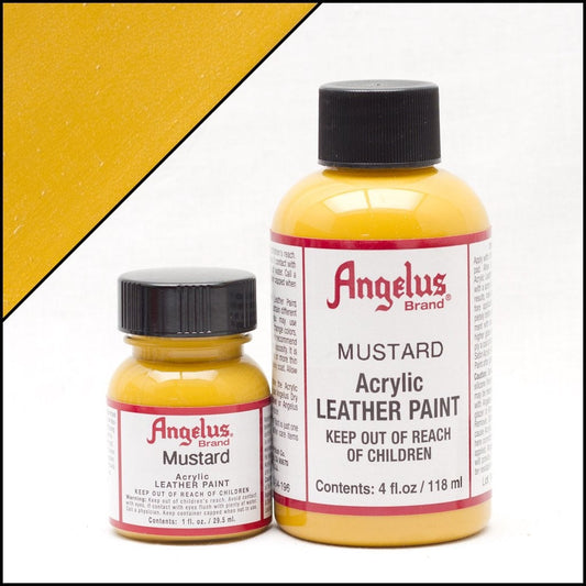 Peinture cuir Angelus Moutarde