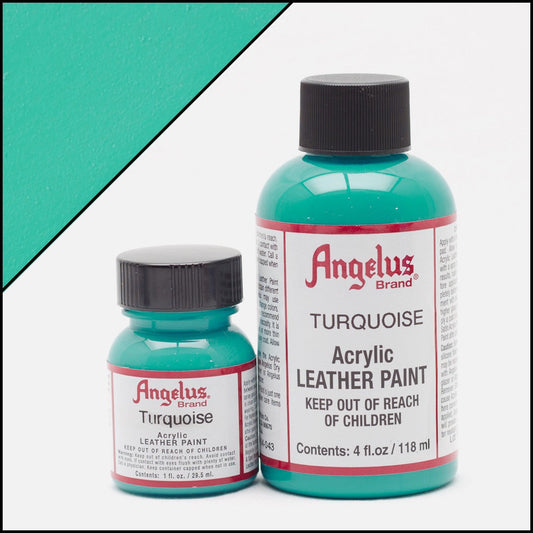 Peinture cuir Angelus Turquoise