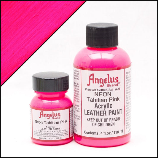 Peinture cuir Angelus Rose Tahitien