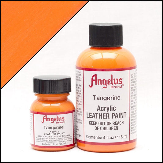 Peinture cuir Angelus Mandarine