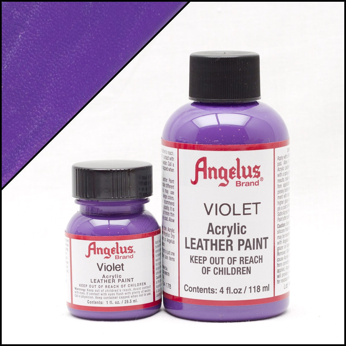 Peinture cuir Angelus Violet Clair