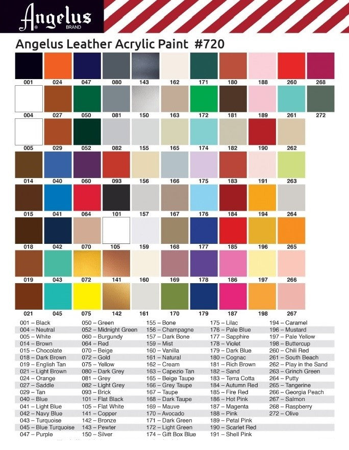 Peinture cuir Angelus Cognac